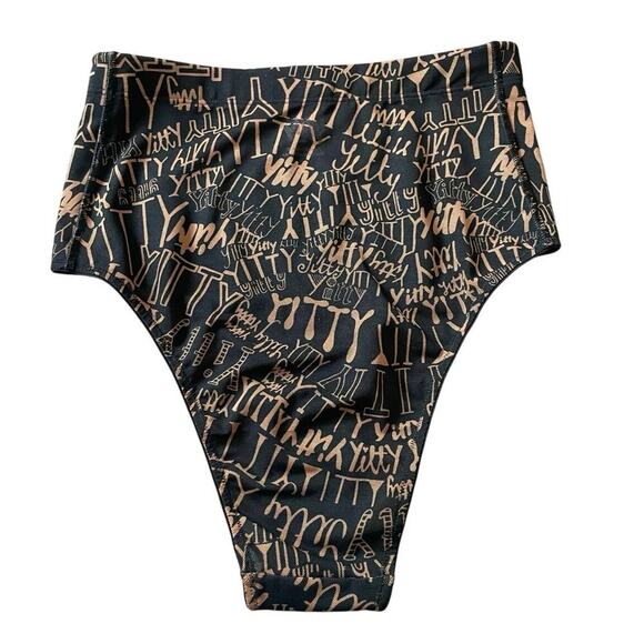 YITTY SHAPE WEAR BIKINI BOTTOM HIGH WAISTED SZ MEDIUM TUMMY CONTROL SHAPE CURVES - Picture 6 of 13